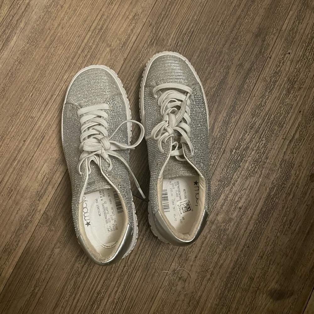 Michael Kors Silver Sneakers